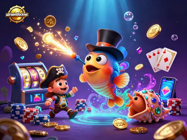 Engage in the excitement of adriaenblocknyc with vibrant slots, golden coins, and dynamic characters.